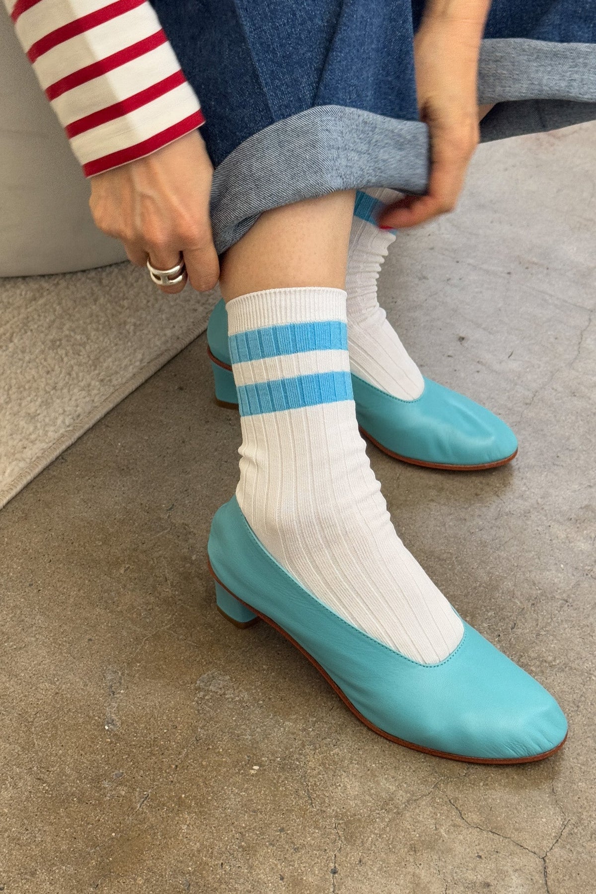 Her Varsity Socks