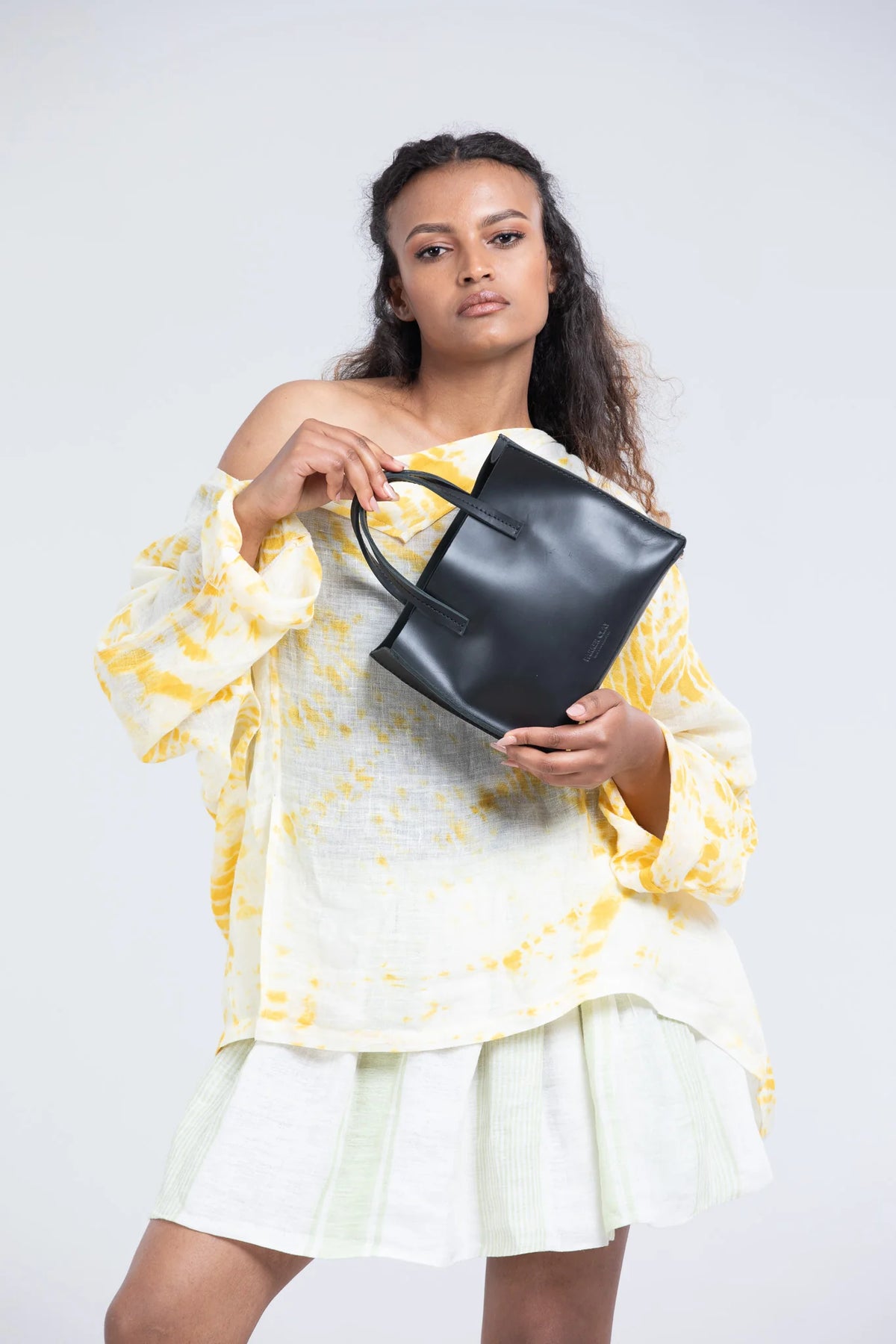 Avila Mini Leather Tote Bag