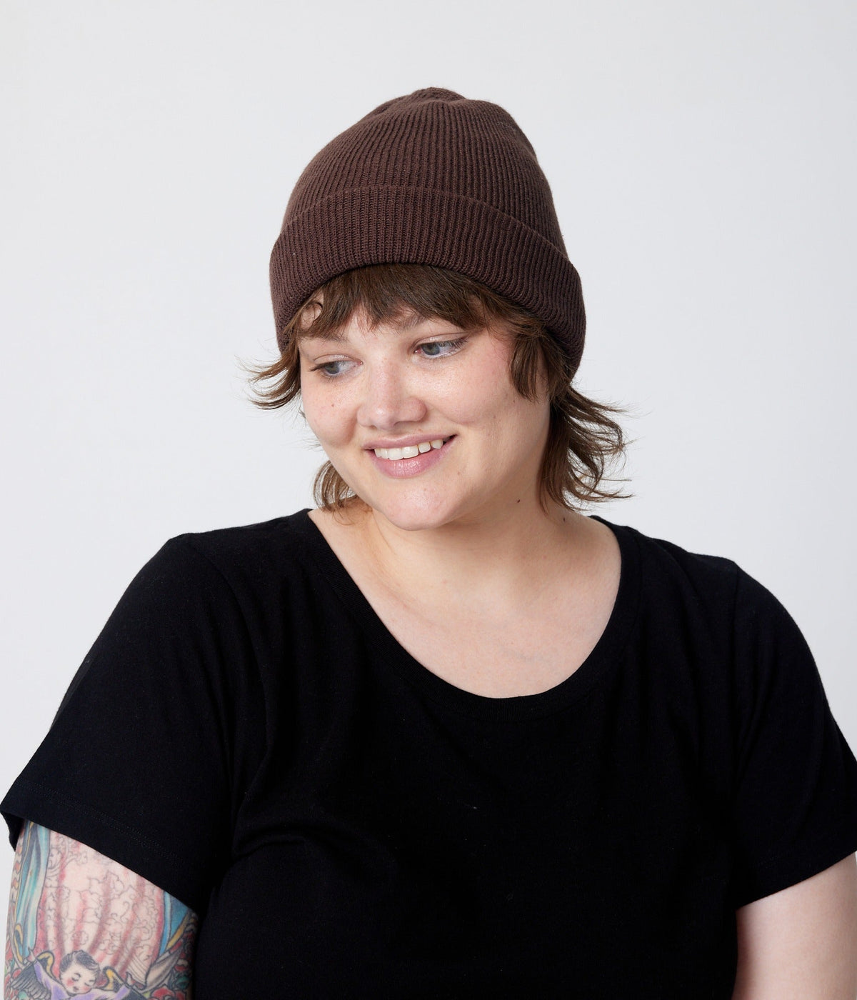 Ribbed-Knit Beanie