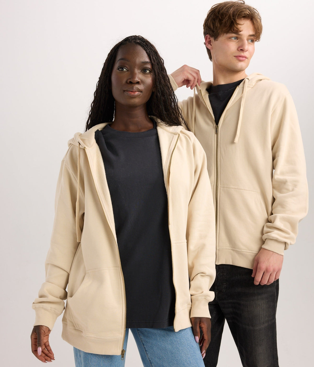 Unisex Zip Hoodie