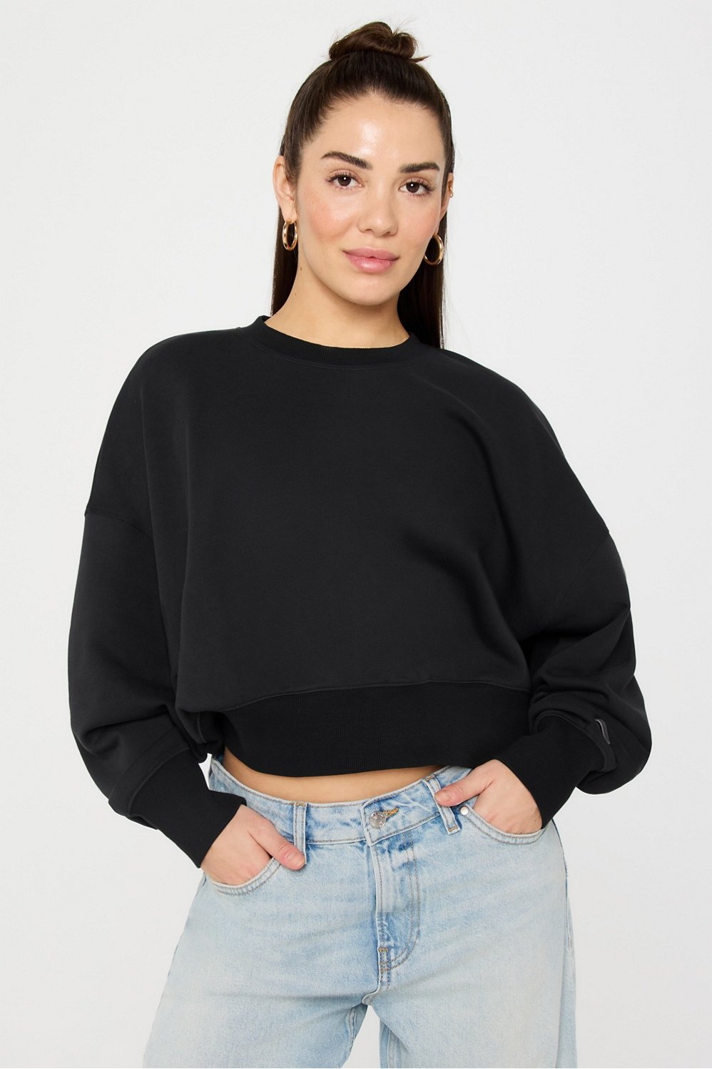 Year Round Terry Crew Neck Sweatshirt