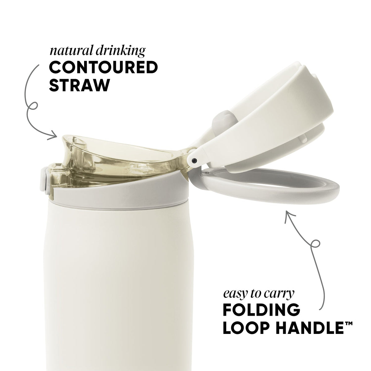 Mesa Loop with Covered Spout - 30oz - Cashew