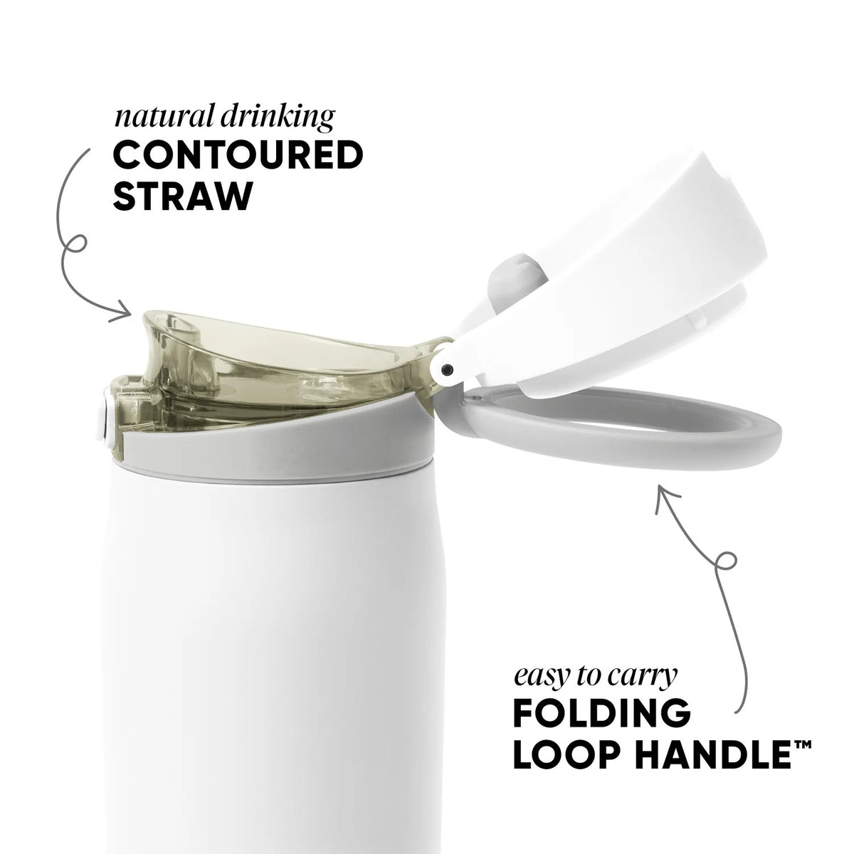 Mesa Loop with Covered Spout - 30oz - Winter White Mix