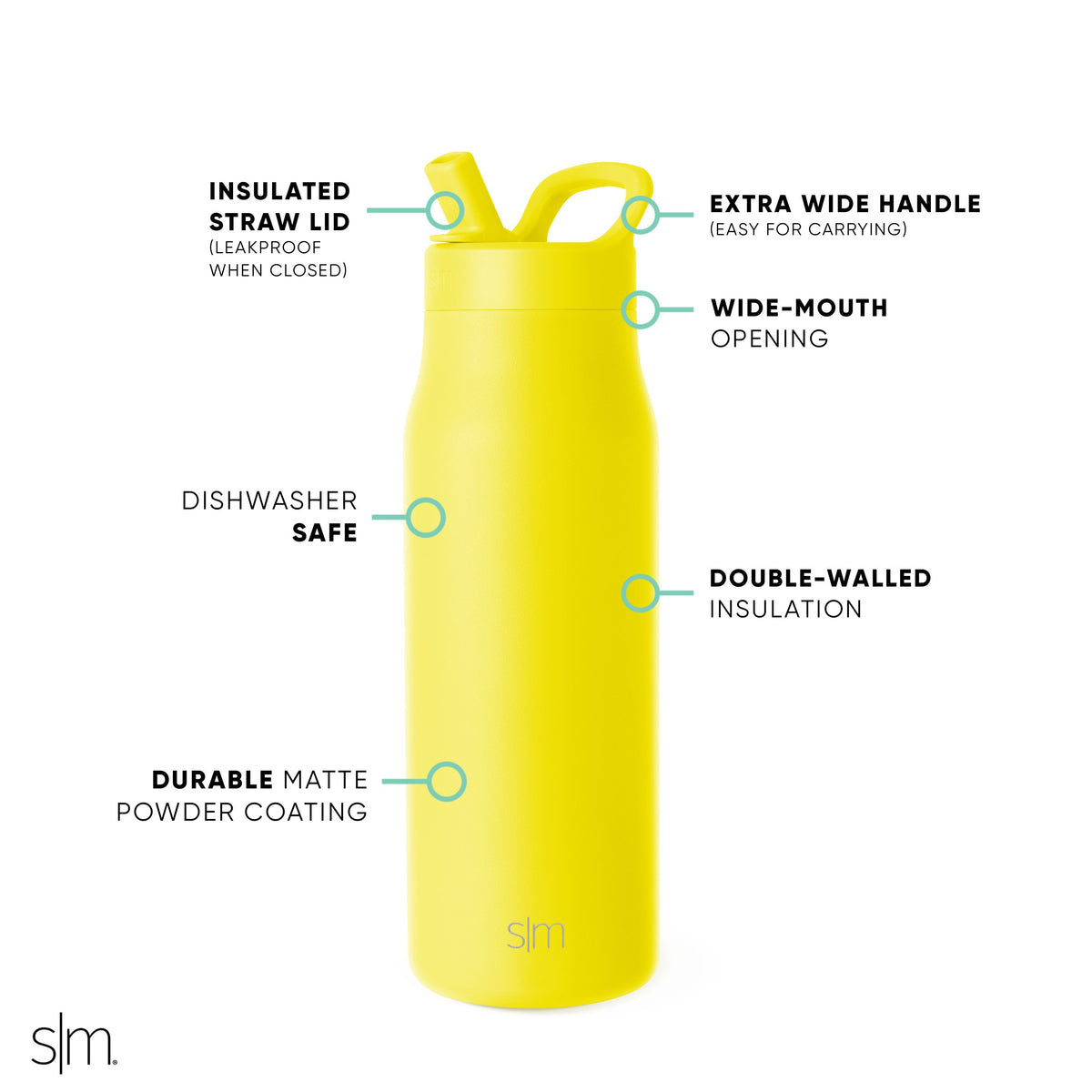 Mesa with Straw Lid - 34oz - Canary