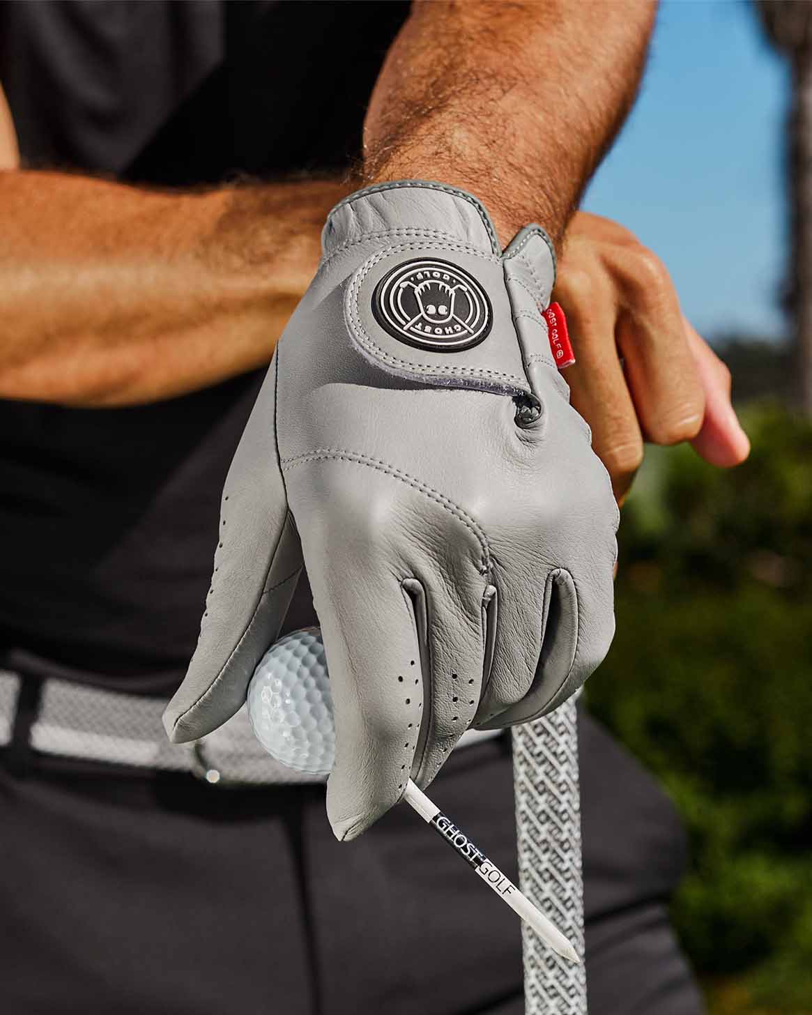 Ghost Golf AAA Cabretta Golf Glove Color Titanium
