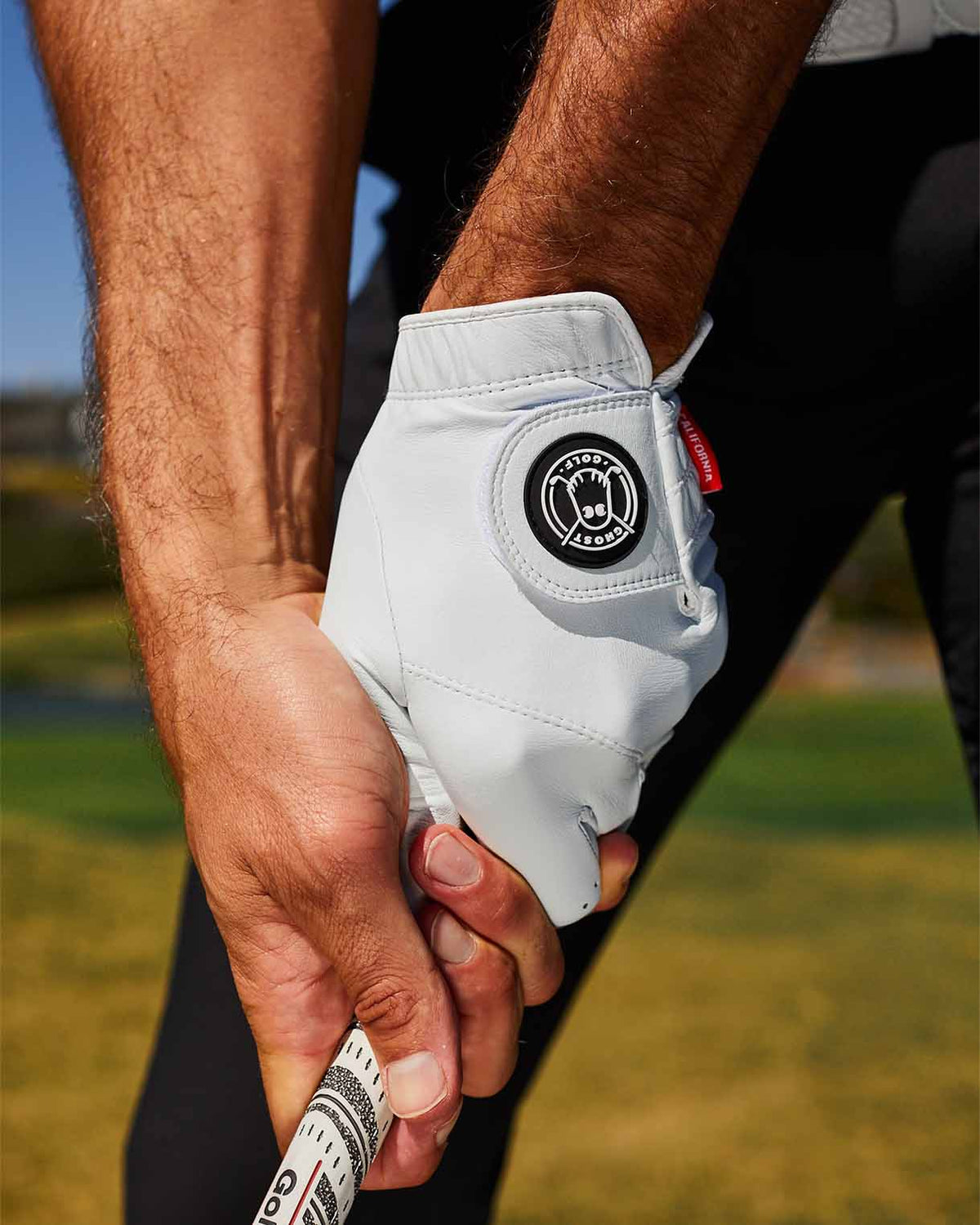 Ghost Golf AAA Cabretta Golf Glove Color White
