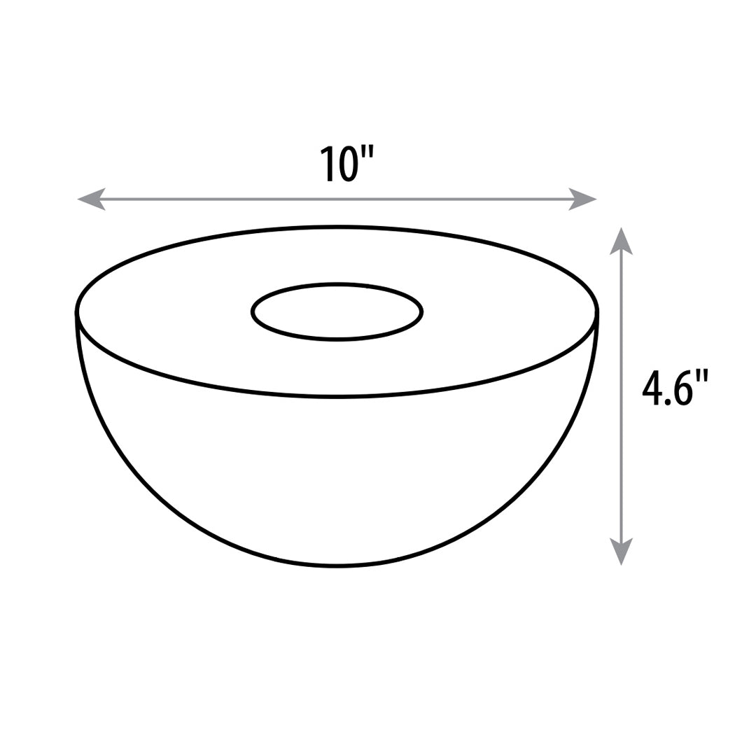 Semi-Round w 4&quot; Bonfire Insert
