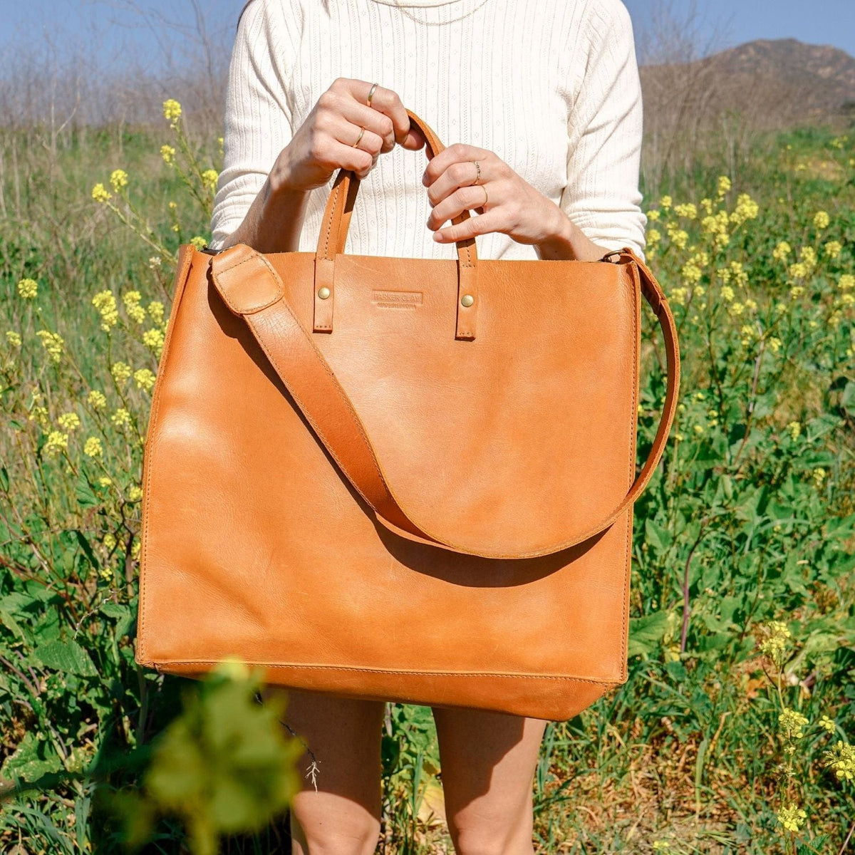 Merkato Shopper Full-Grain Leather Tote