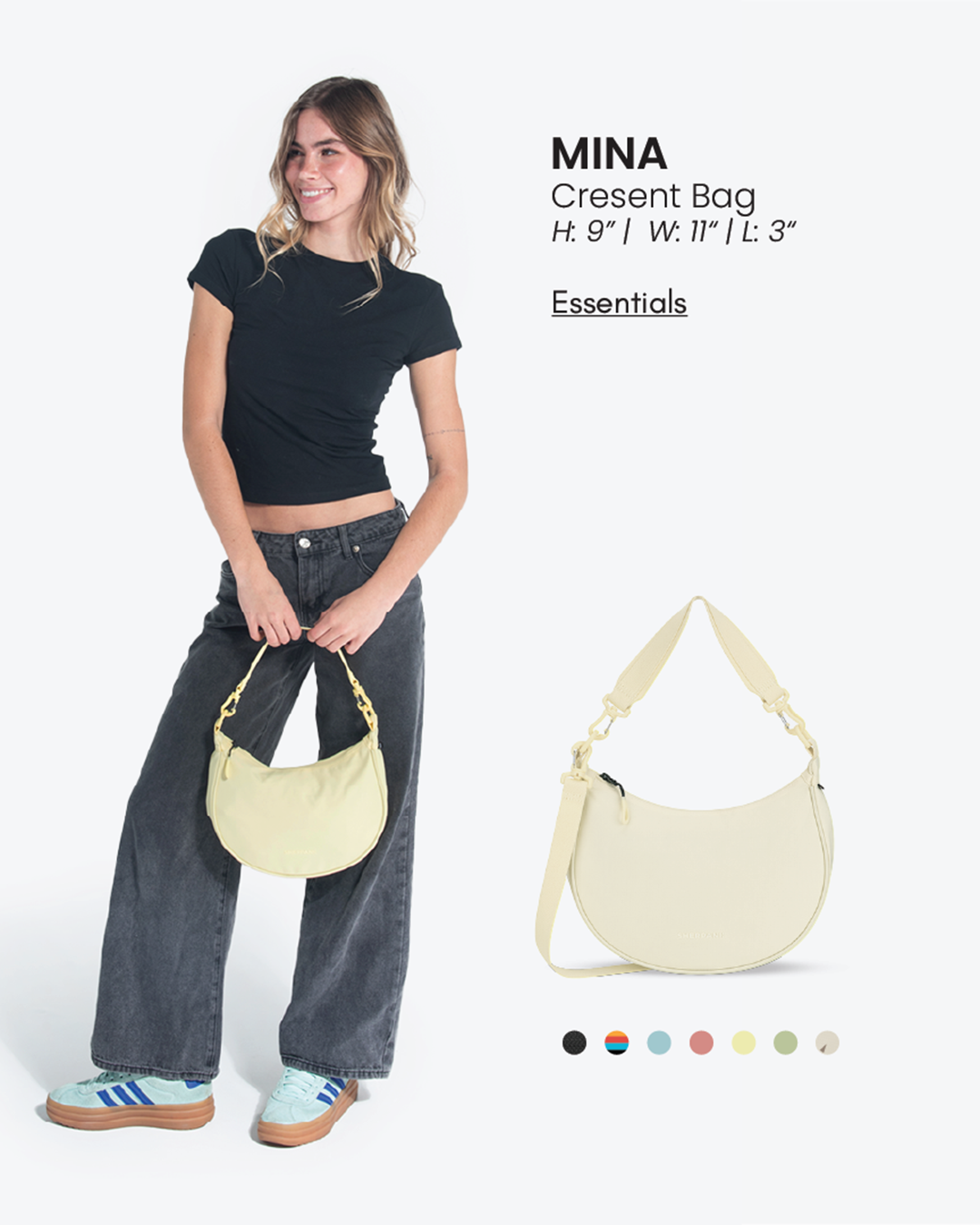 Mina | Medium Crossbody Bag