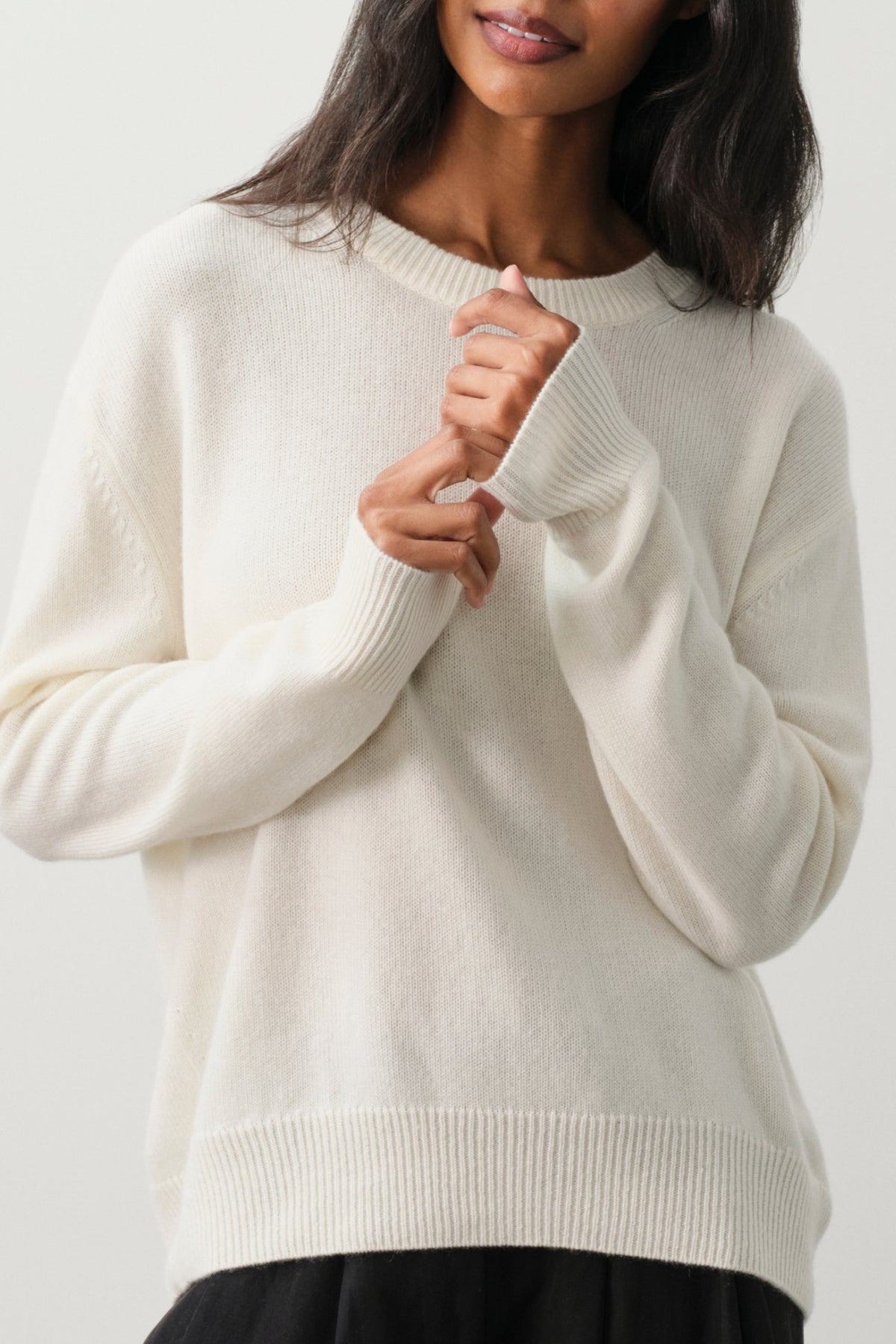 Kaia Crewneck Cashmere Sweater