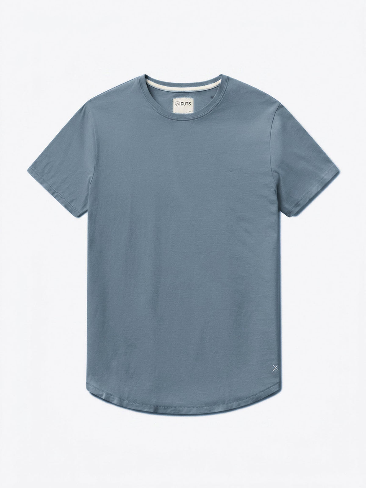 Featherlight Pima Tee | Naples Blue Signature-fit