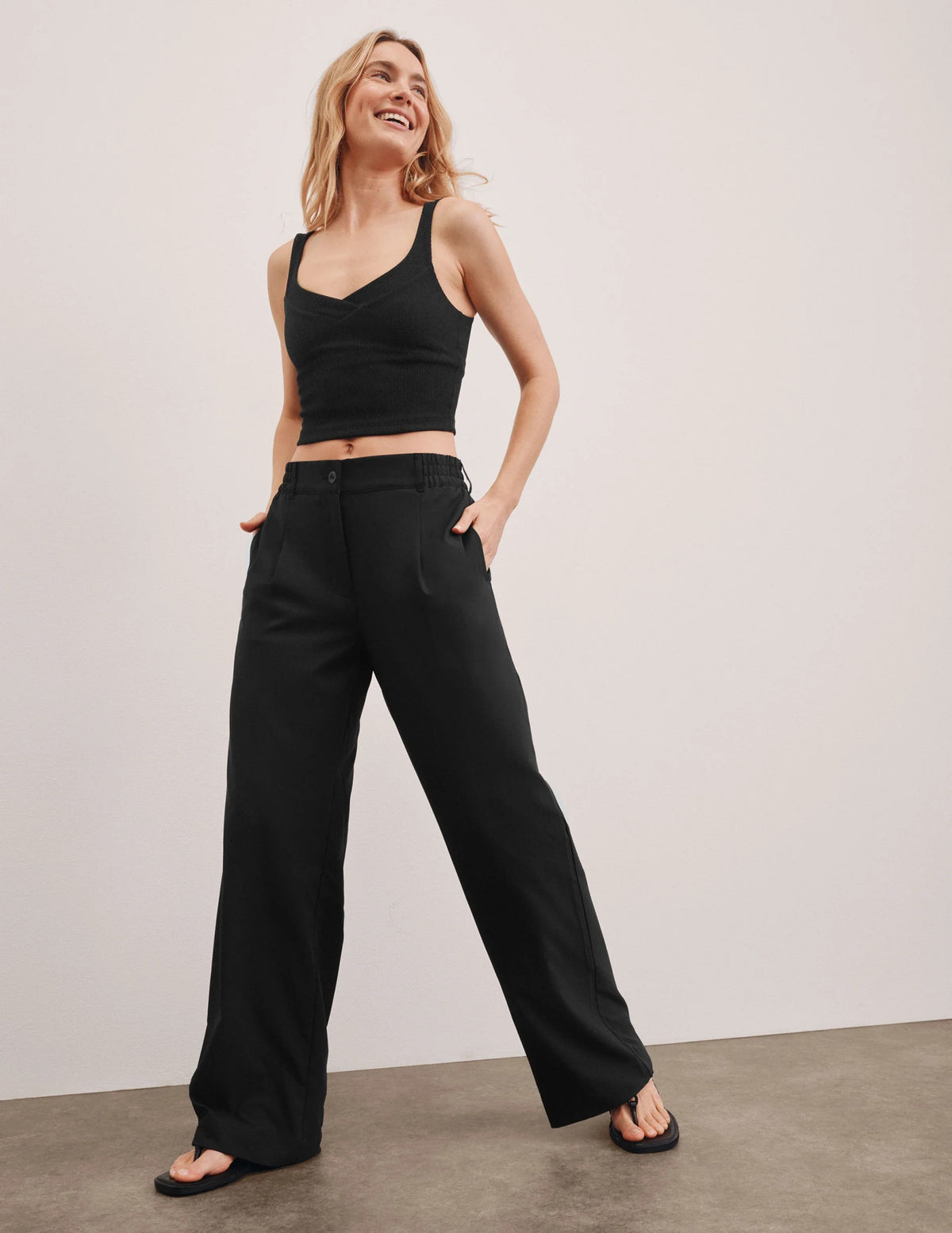 Status Wide Leg Trousers