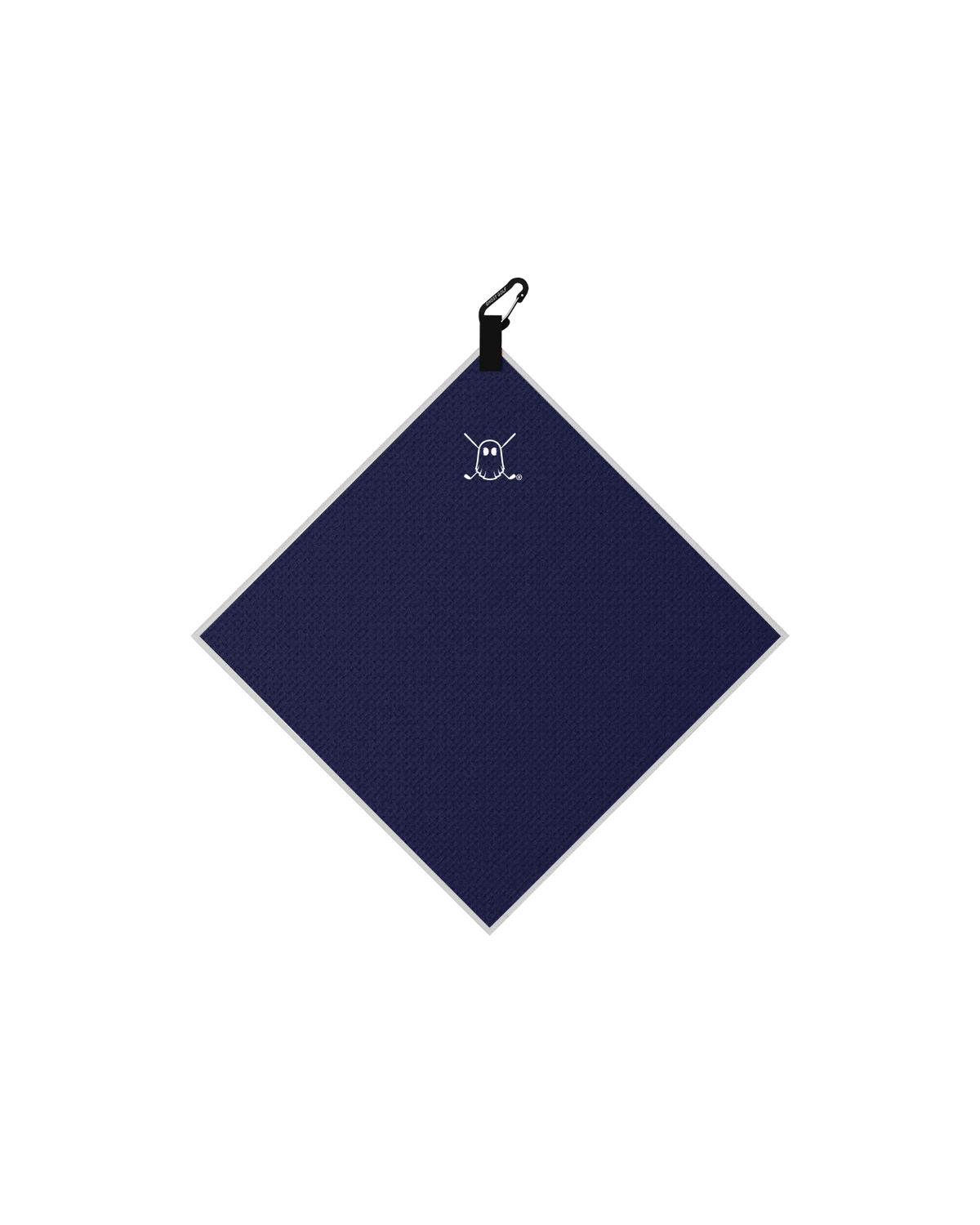 Greenside Towel with Carabiner Navy#color_navy