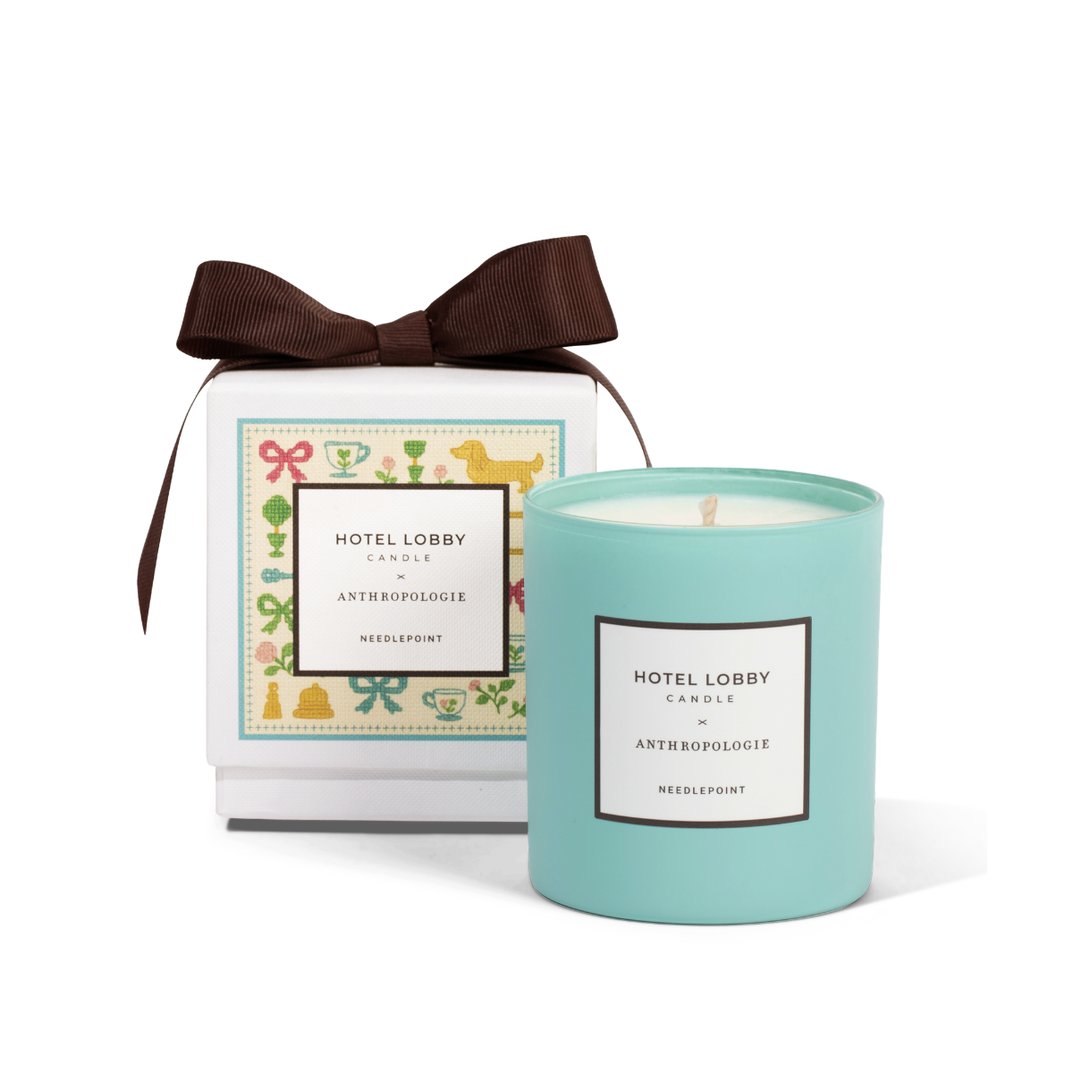 Needlepoint Candle