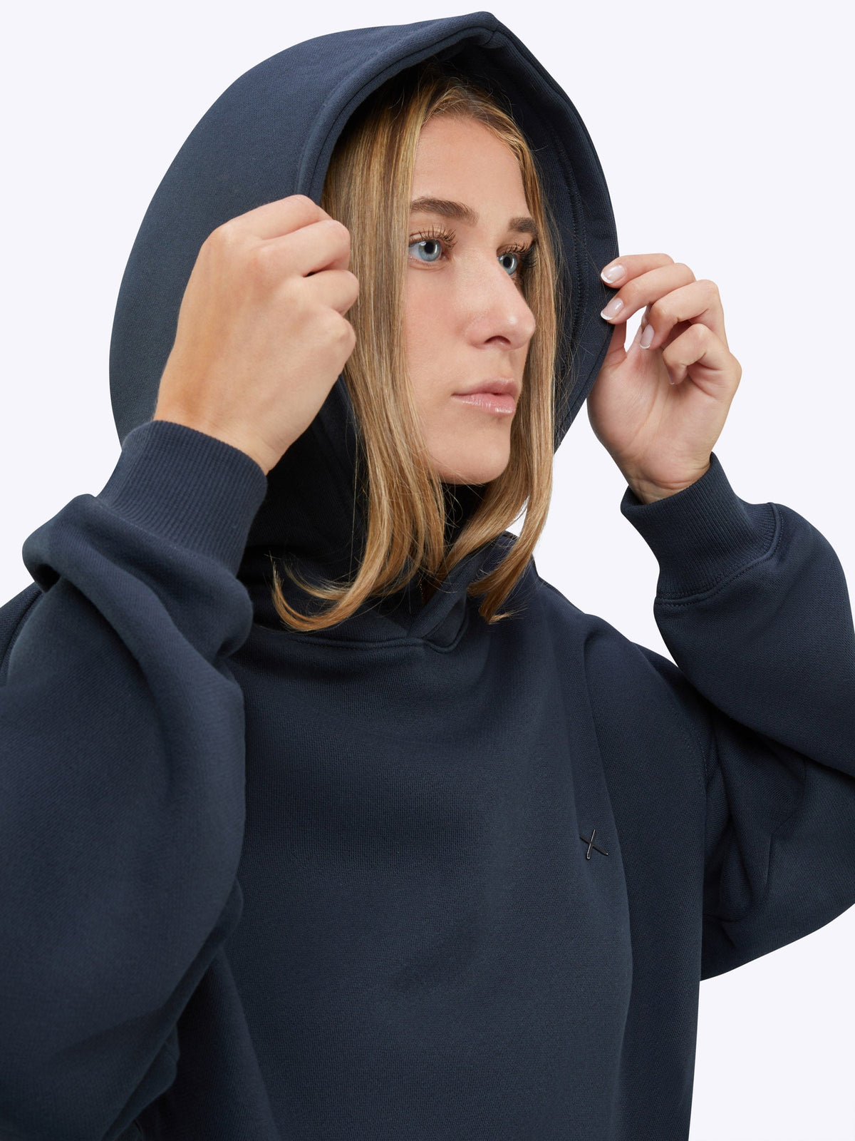 Divine Fleece Oversized Hoodie | Obsidian