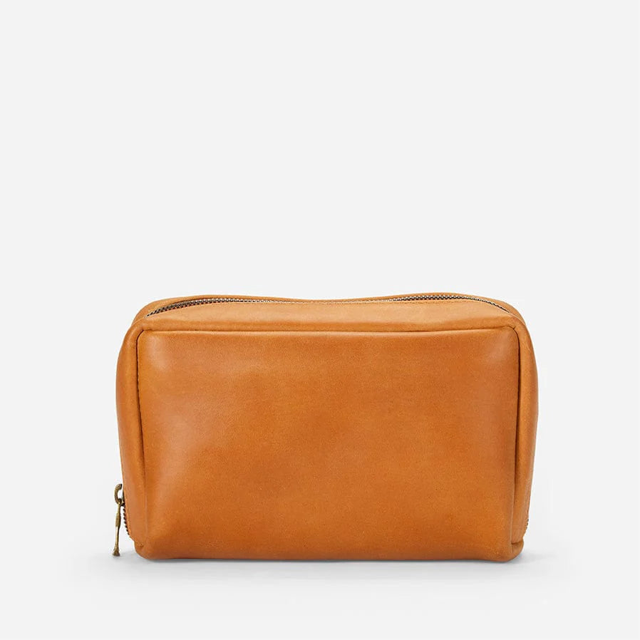 Olea Full-Grain Leather Organizer Pouch