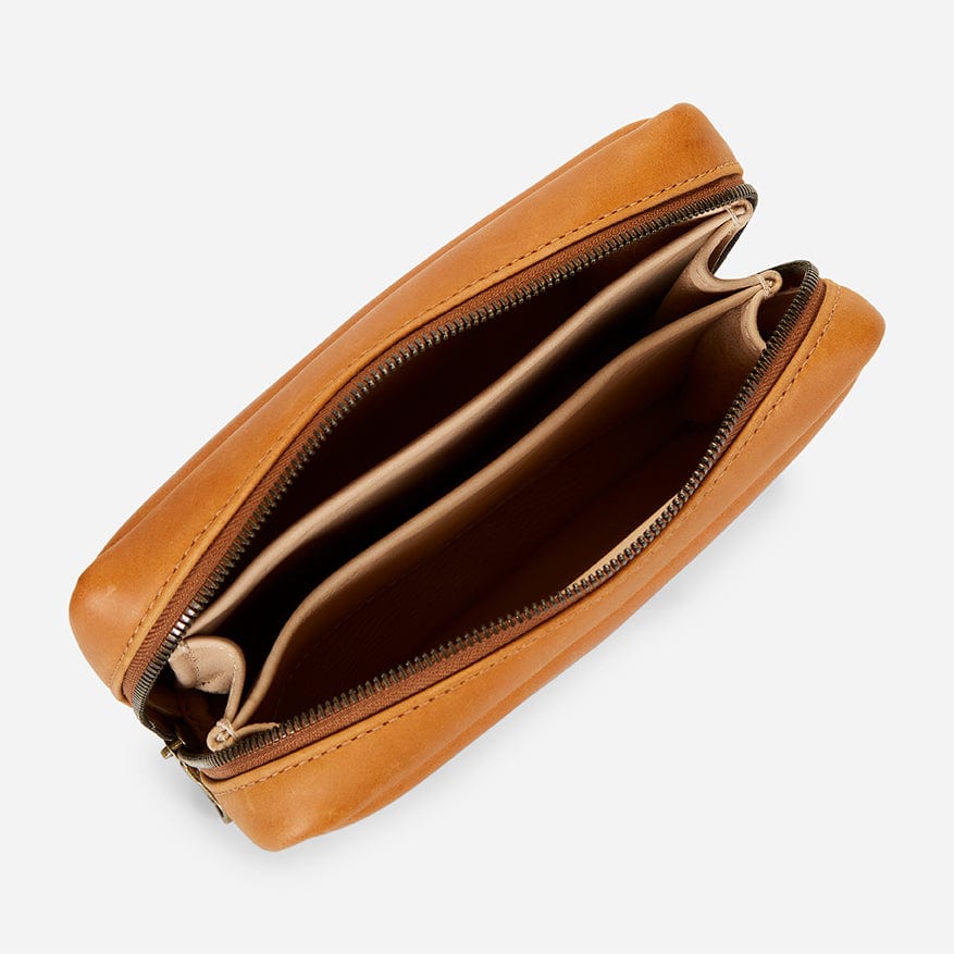 Olea Full-Grain Leather Organizer Pouch