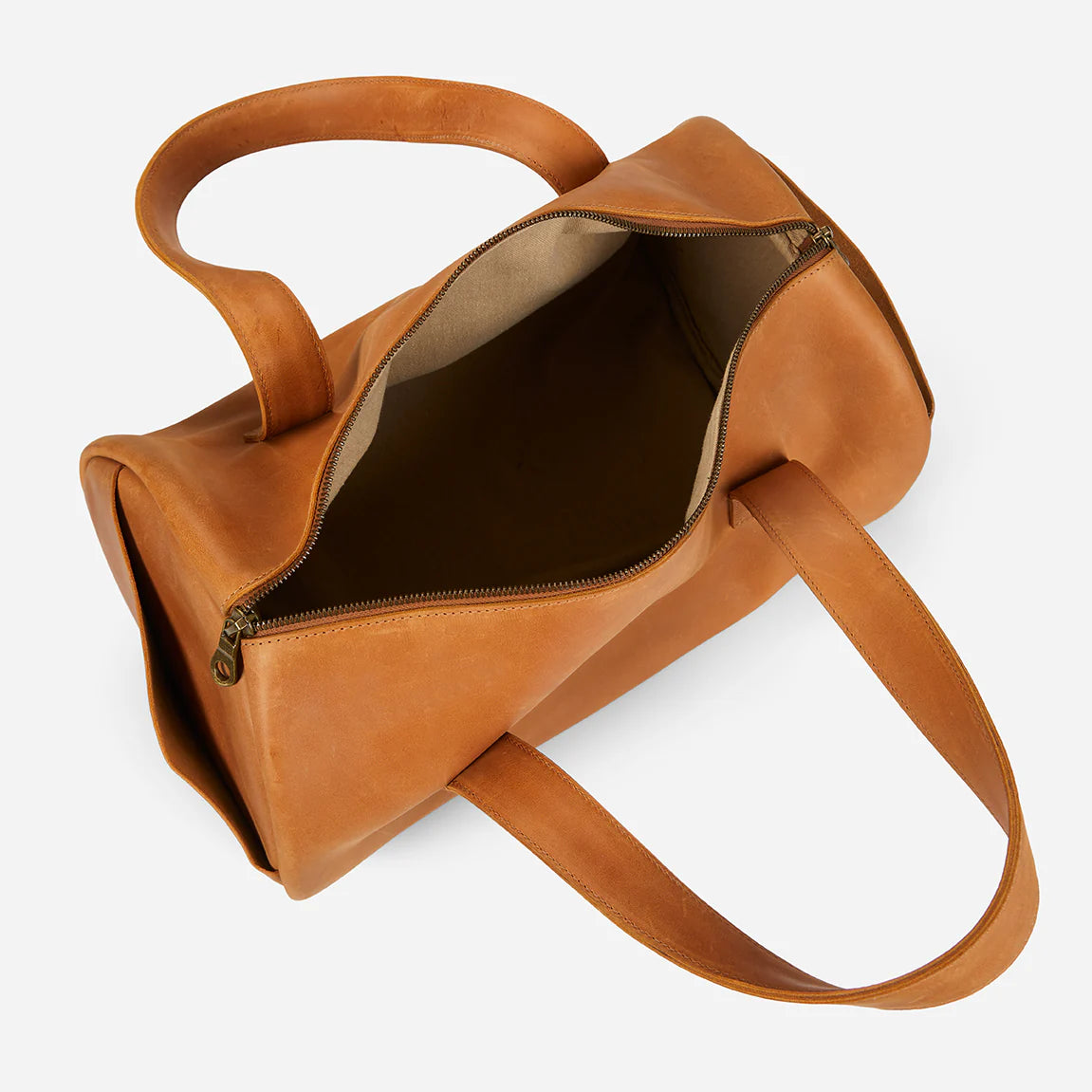 Omo Full-Grain Leather Overnight Bag
