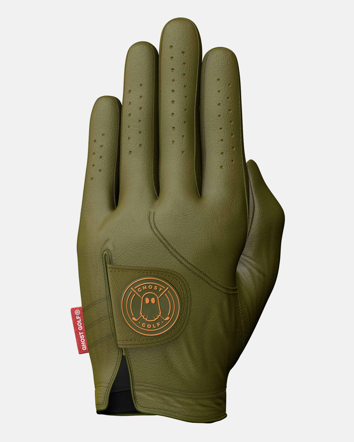 Ghost Golf AAA Cabretta Golf Glove Color Olve Green