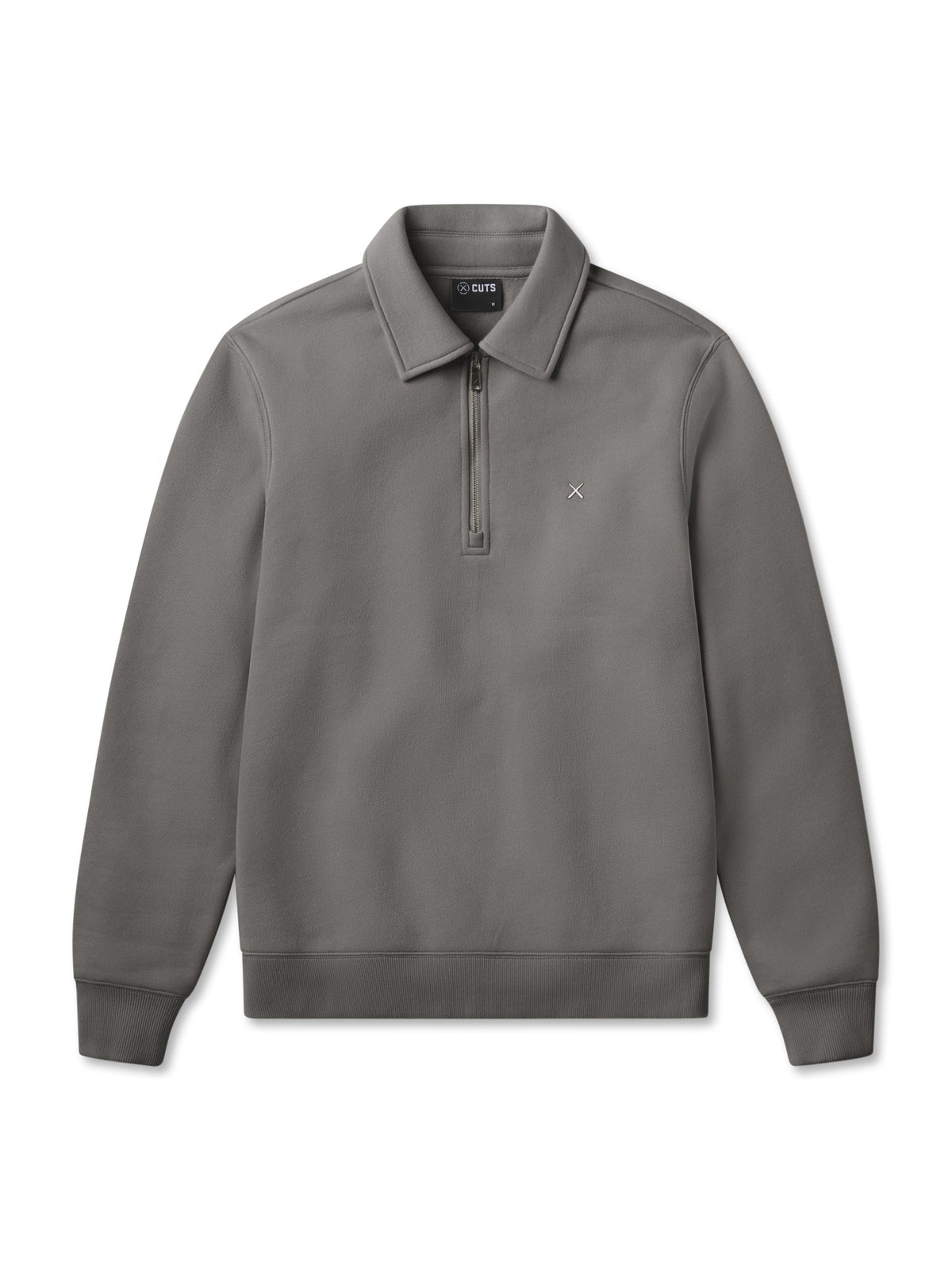 Divine Fleece Oversized Q-Zip | Charcoal