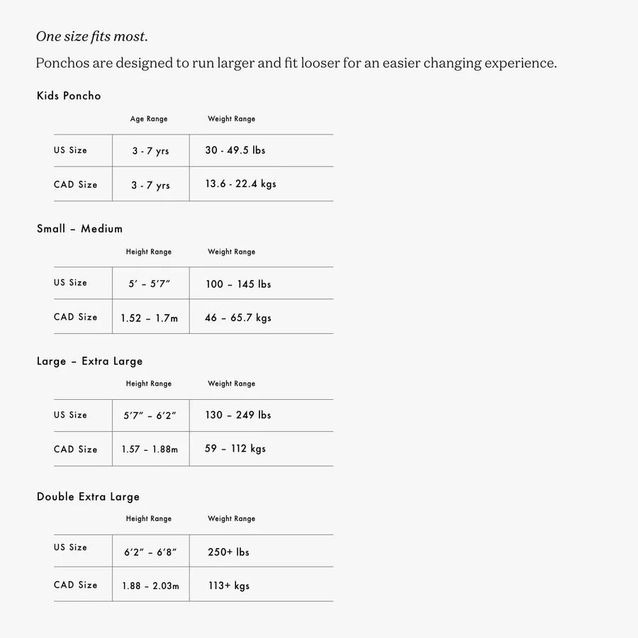 The Digs Changing Poncho