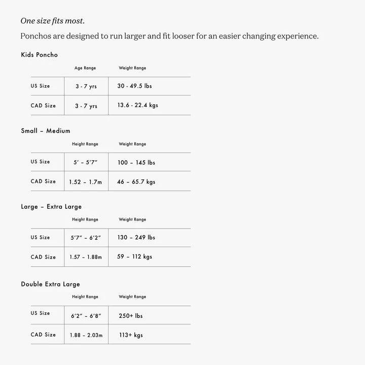 The Digs Changing Poncho