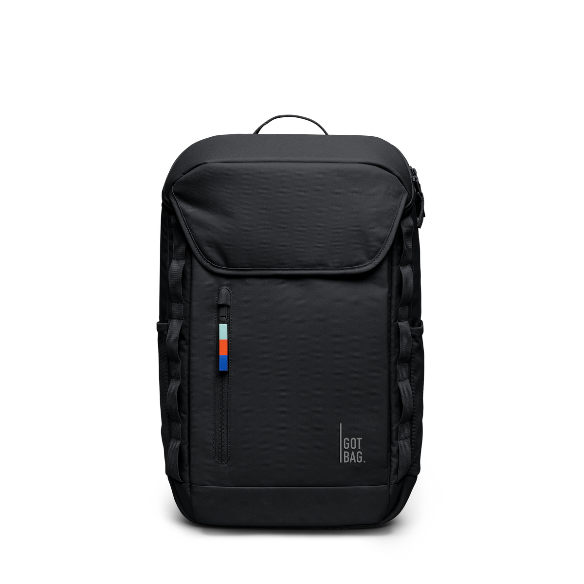 PRO PACK backpack in black (Black), front view.