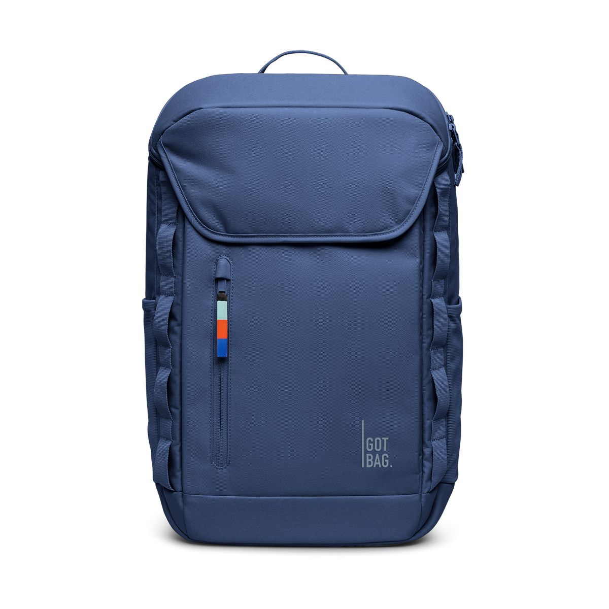 PRO PACK backpack in ocean blue (Navy Blue), front view.
