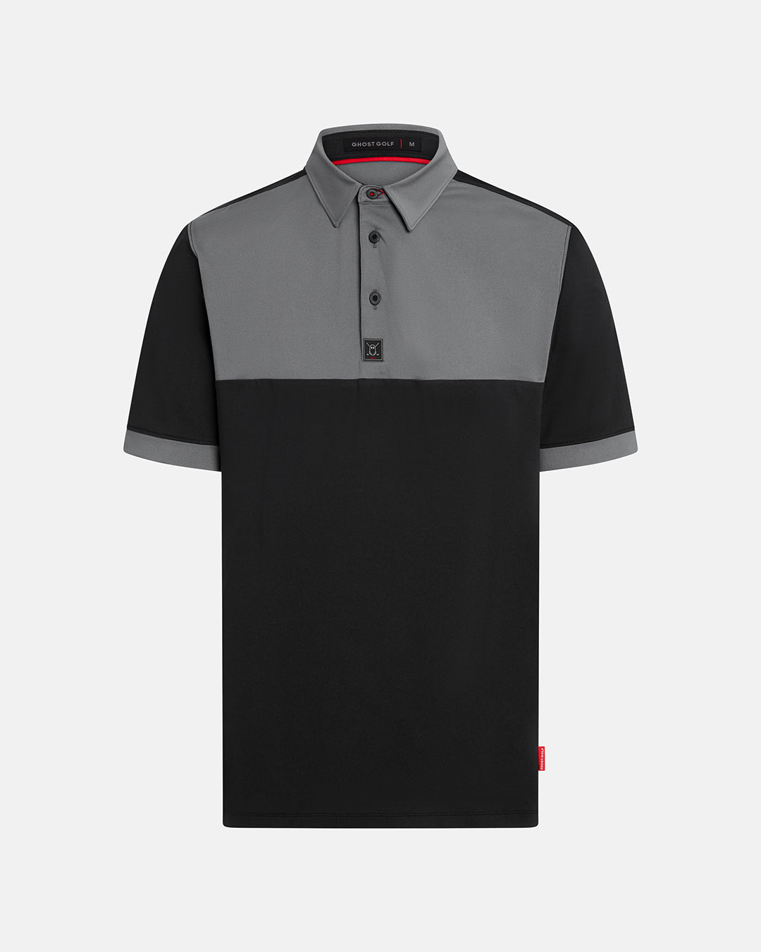 Polo-Block_Black & Grey_Product Front Shot