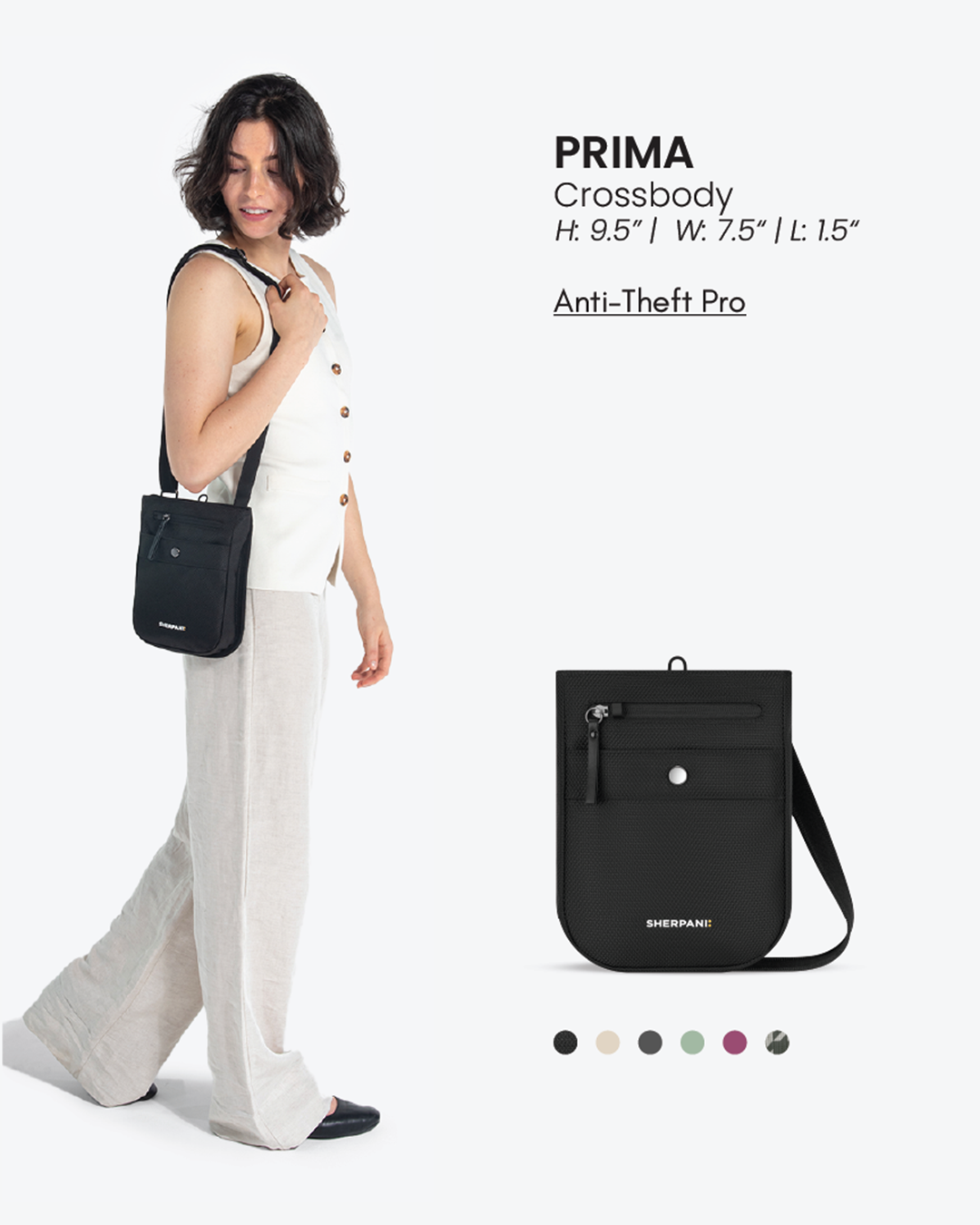 Prima AT | Travel Crossbody