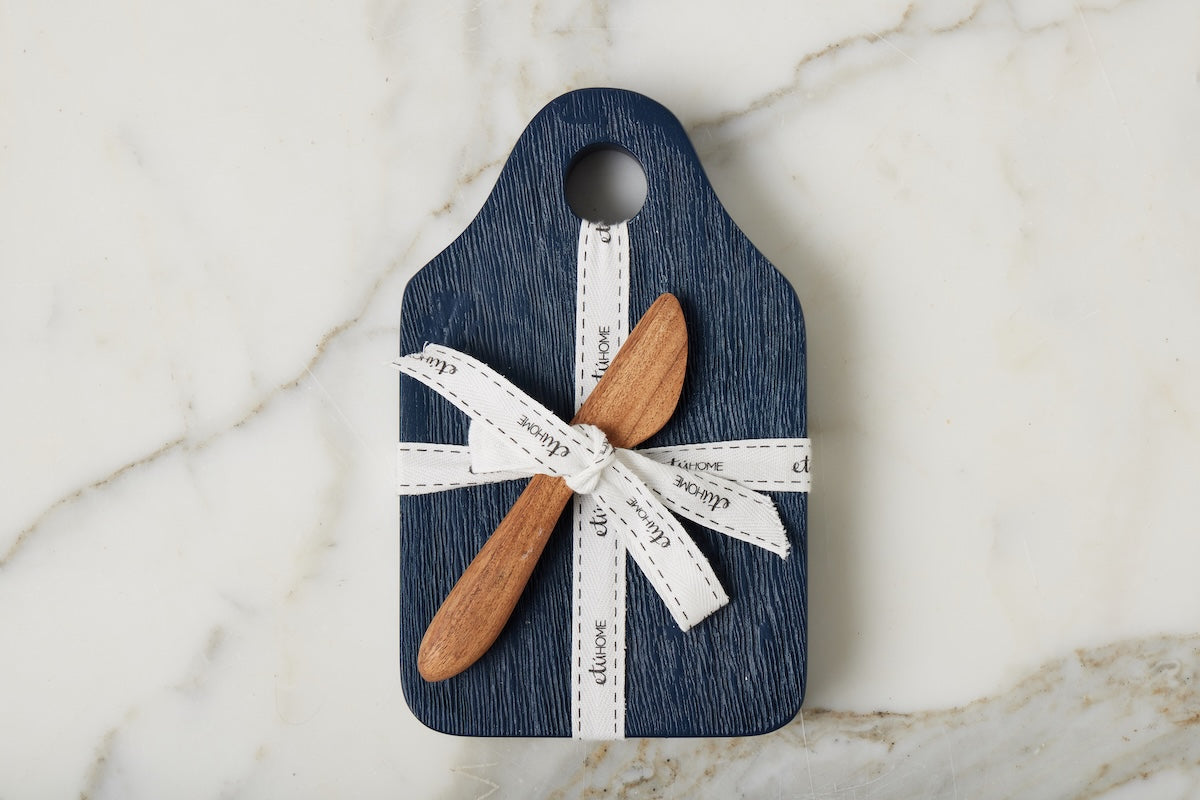 Mini Appetizer Board, Small, Navy Blue