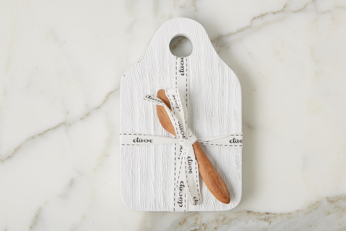 Mini Appetizer Board, Small, White