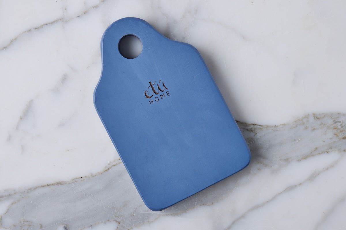 Mini Appetizer Board, Small, Denim Blue