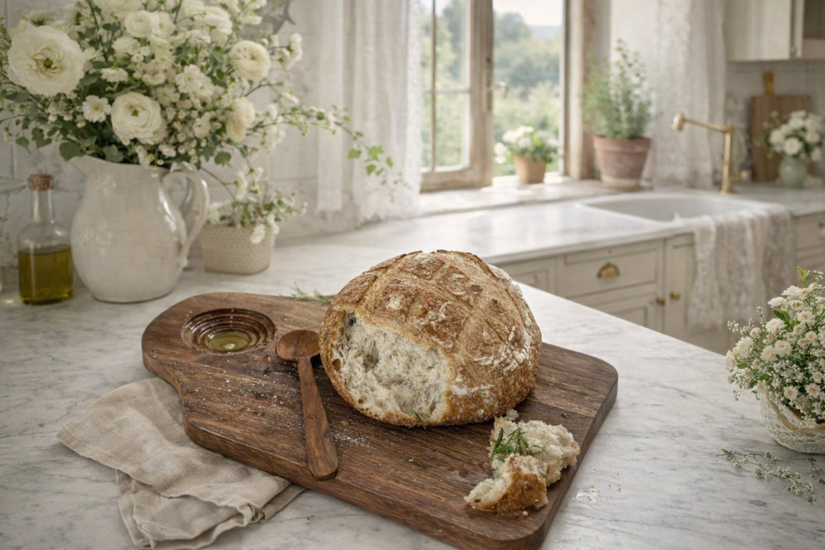 Large Dipping Board with Well, Natural