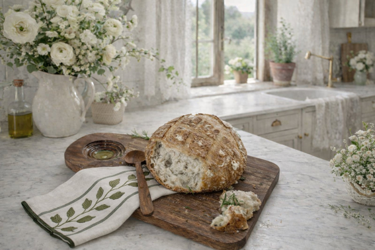 Large Dipping Board with Well, Natural