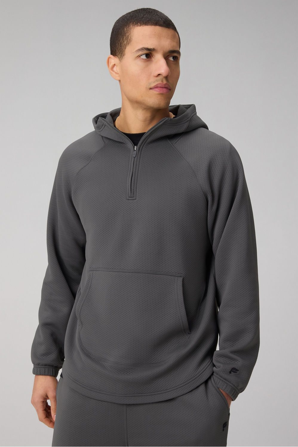 The Gridtech Quarter Zip Hoodie