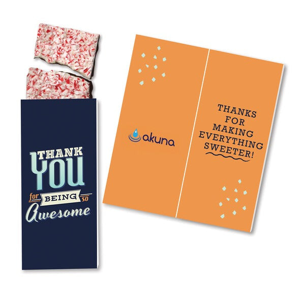 Full-Color Custom Card with Peppermint Bark