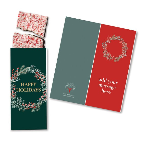 Full-Color Custom Card with Peppermint Bark
