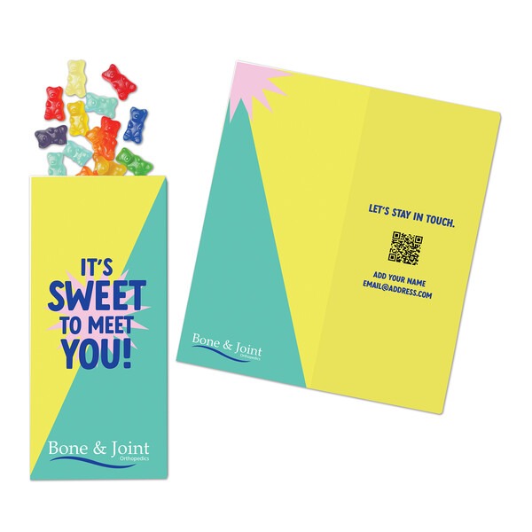 Full-Color Custom Card with Albanese® Gummi Bears