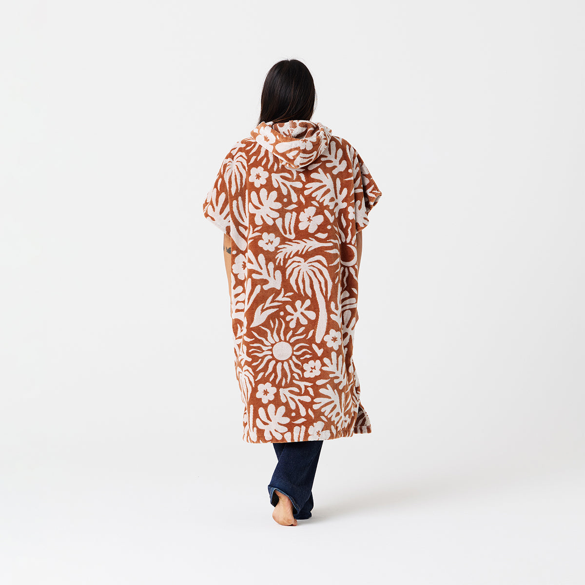 Sunny Extra-Warm Poncho - Toast
