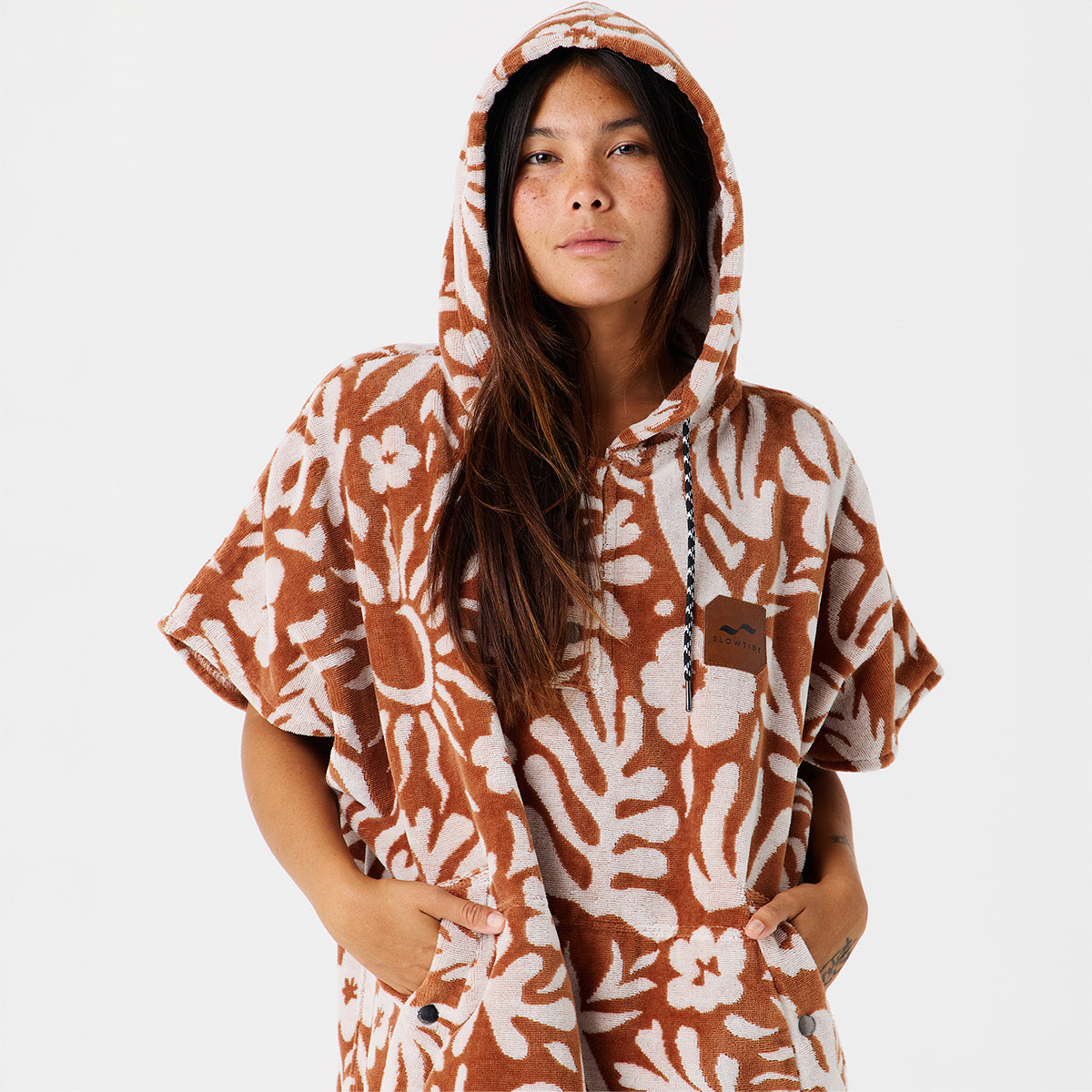 Sunny Extra-Warm Poncho - Toast
