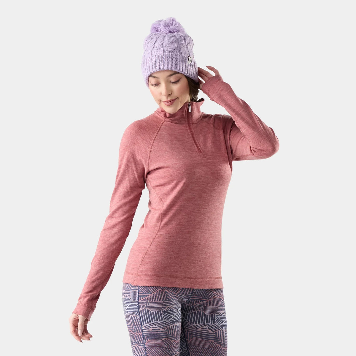 Women's Classic Thermal Merino Base Layer 1/4 Zip