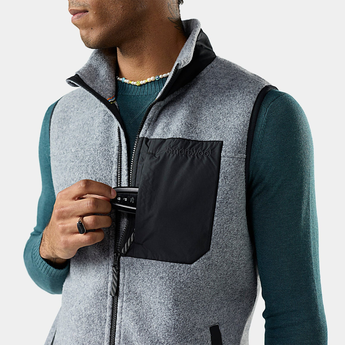 Men's Second Cut Fleece Vest