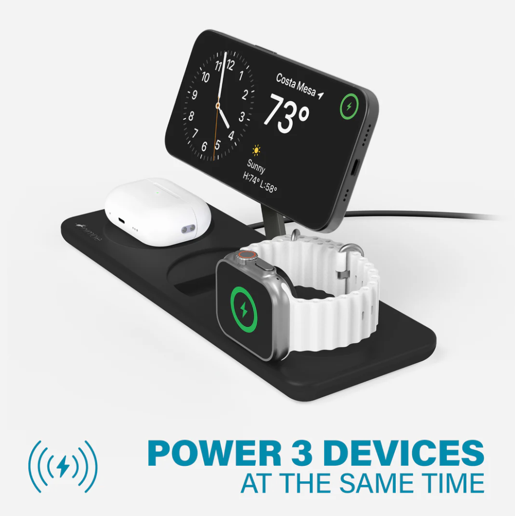 PODIUM 3-in-1 Wireless Charger