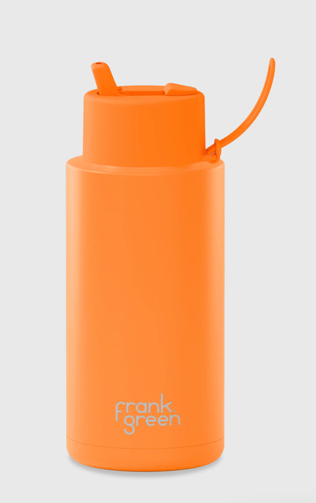 Ceramic Reusable Bottle - Flip Straw Lid