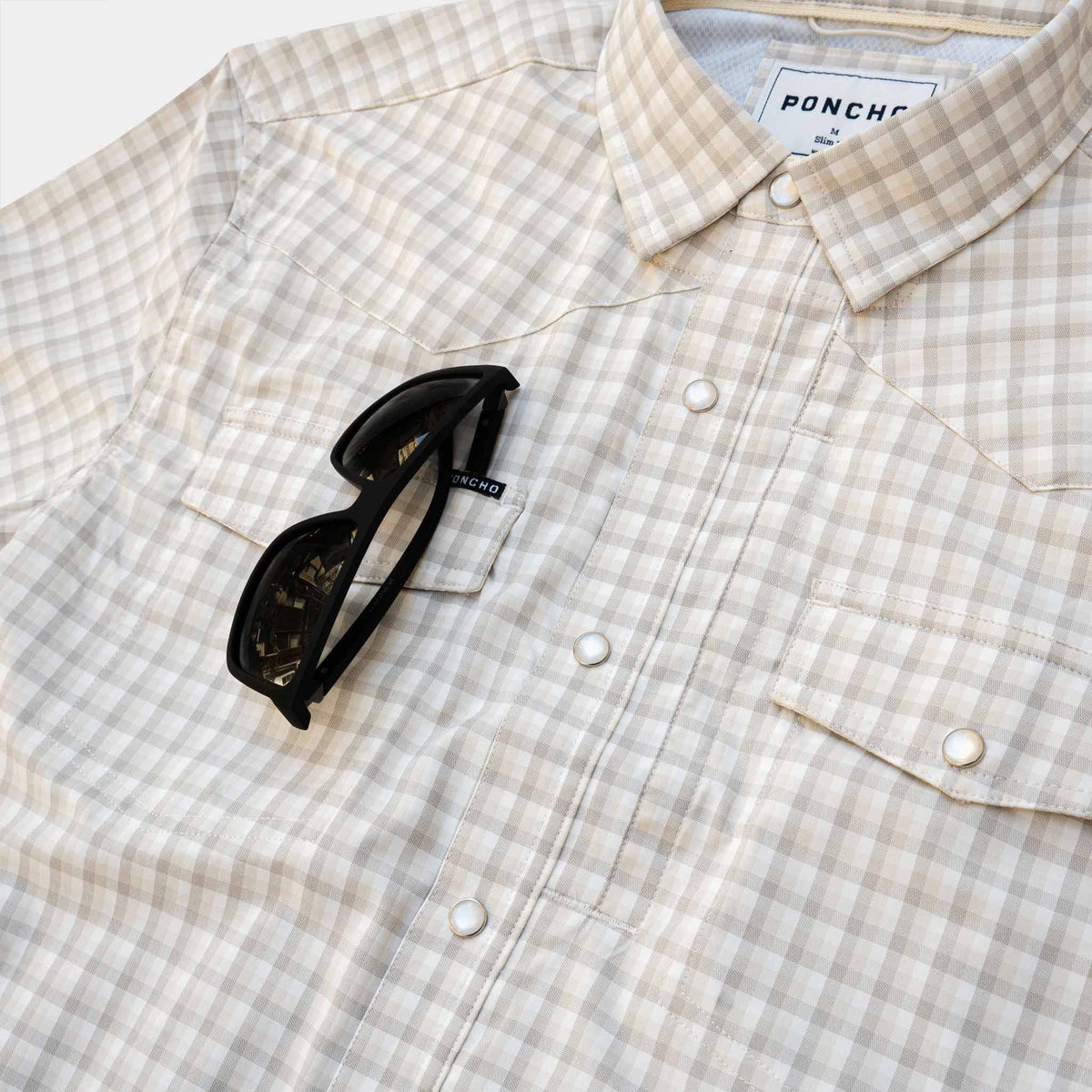 closeup of shades on shirt