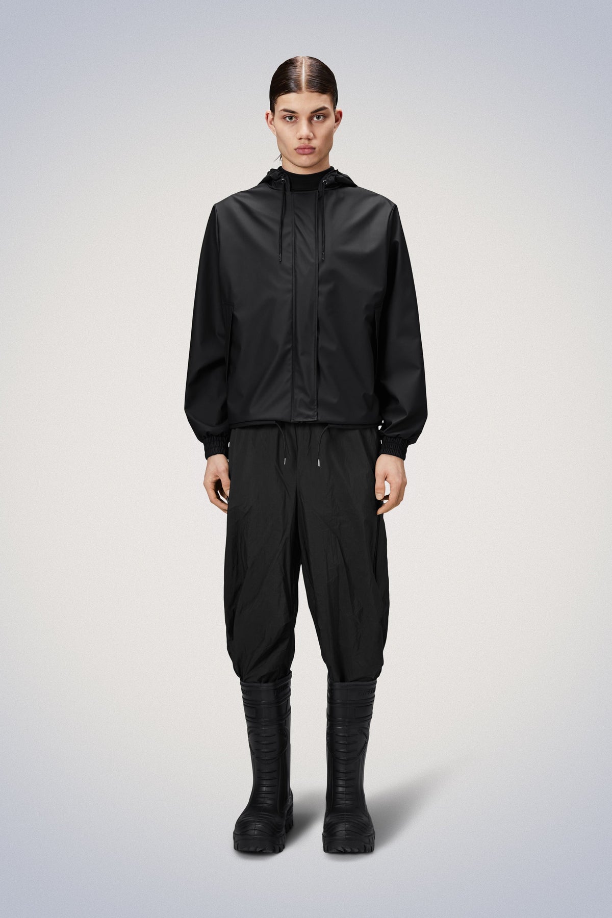 Rains String W Jacket Jackets 01 Black