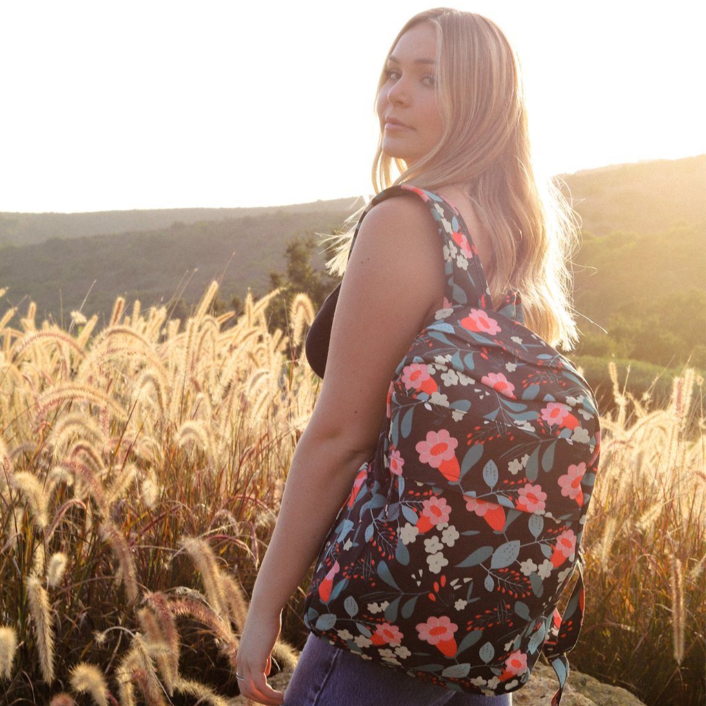 backpack with flowers#color_floral