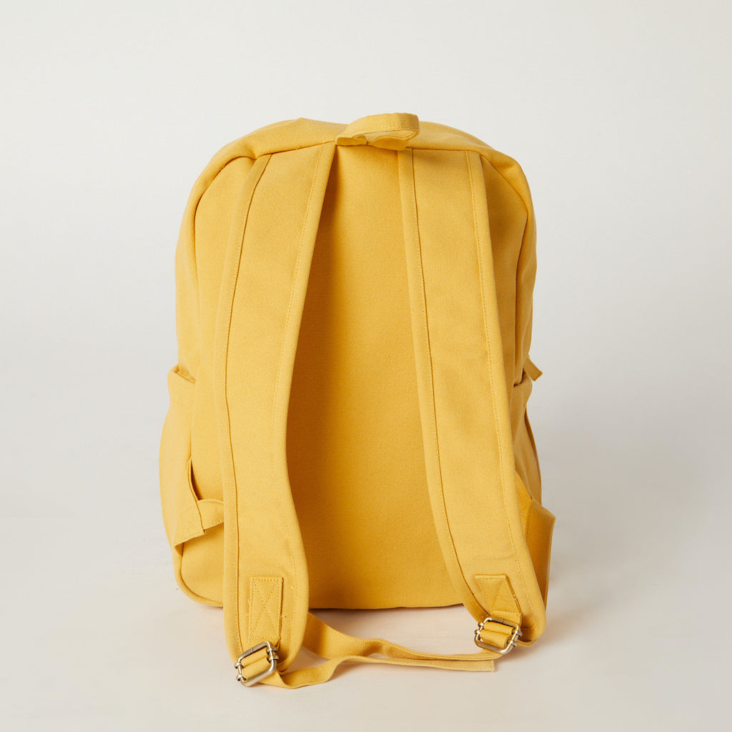 sustainable backpack#color_mustard-yellow