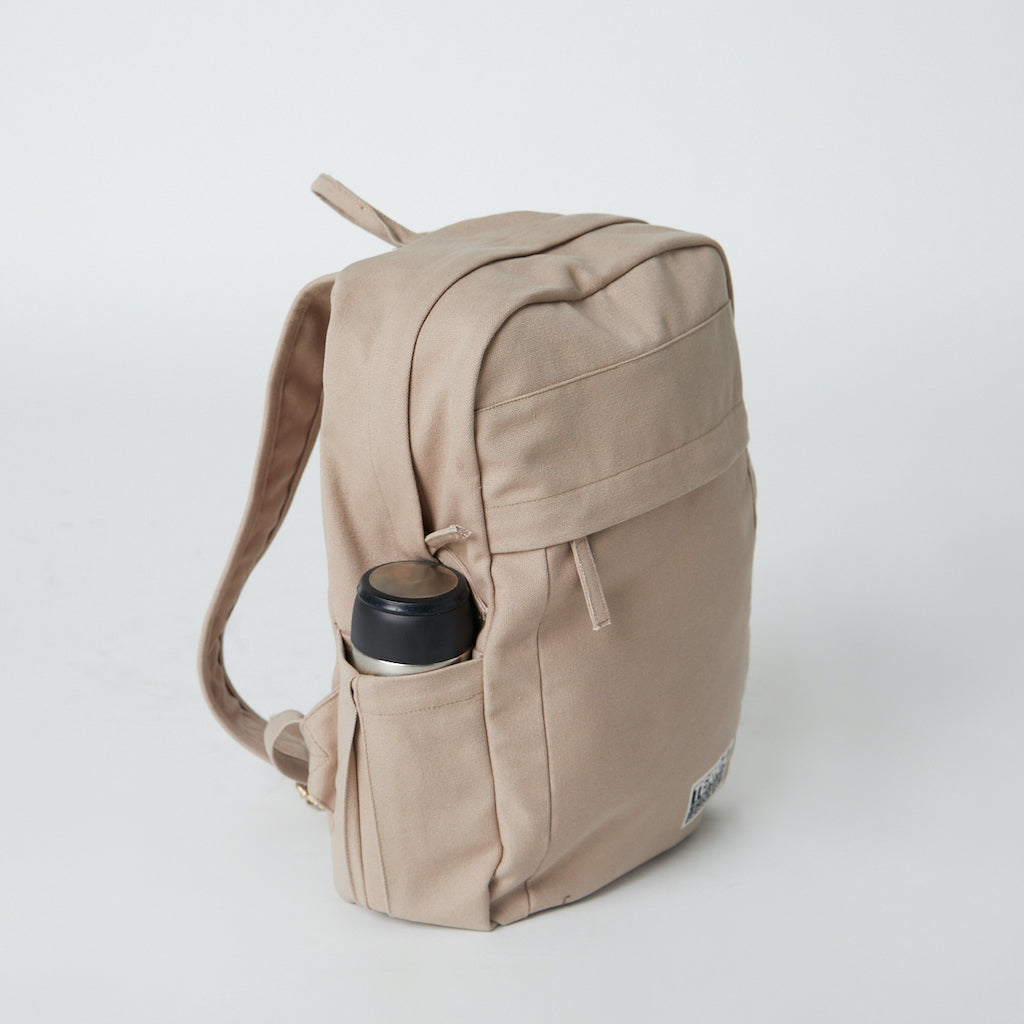 beige school backpack#color_sand-dune